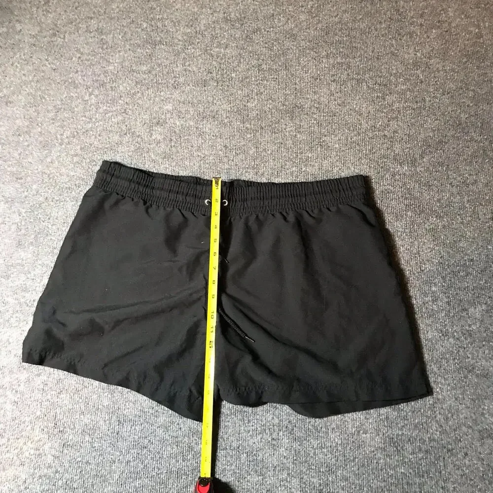 AVA VIV BLACK ELASTIC WAIST PLUS SIZE WOMENS BLACK SHORTS 16W 18W - Picture 3 of 3